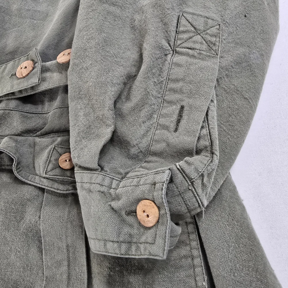 Vintage Orvis Men's Travel Norfolk Safari belted Bush Jacket Coat XXL Fishing - Picture 6 of 12